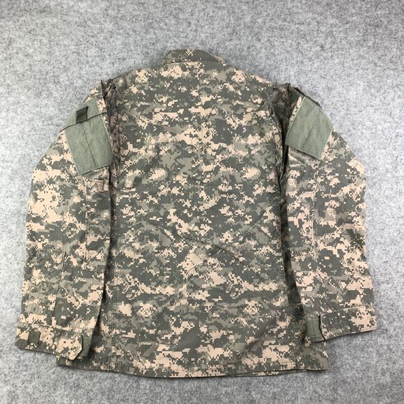 US Military Coat Mens Medium Long FR Flame Resistant Digital Camo Combat BDU - Picture 9 of 14